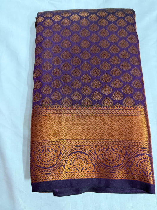 Pattu wedding/ Festival soft Silk Saree for Women- purple