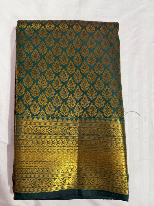 Pattu wedding/ Festival soft Silk Saree for Women- green