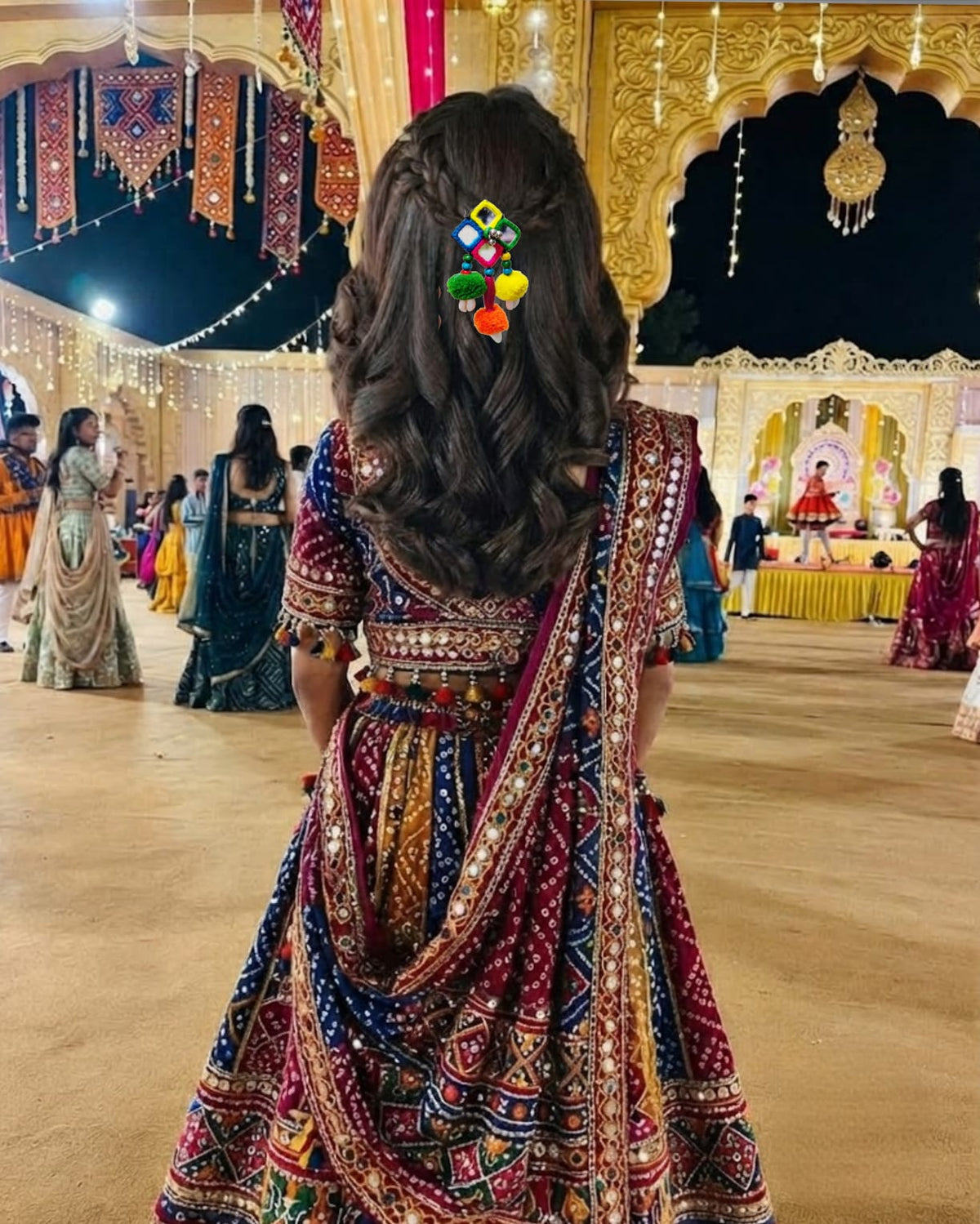 Garba hair accessories 3 - 2 piece