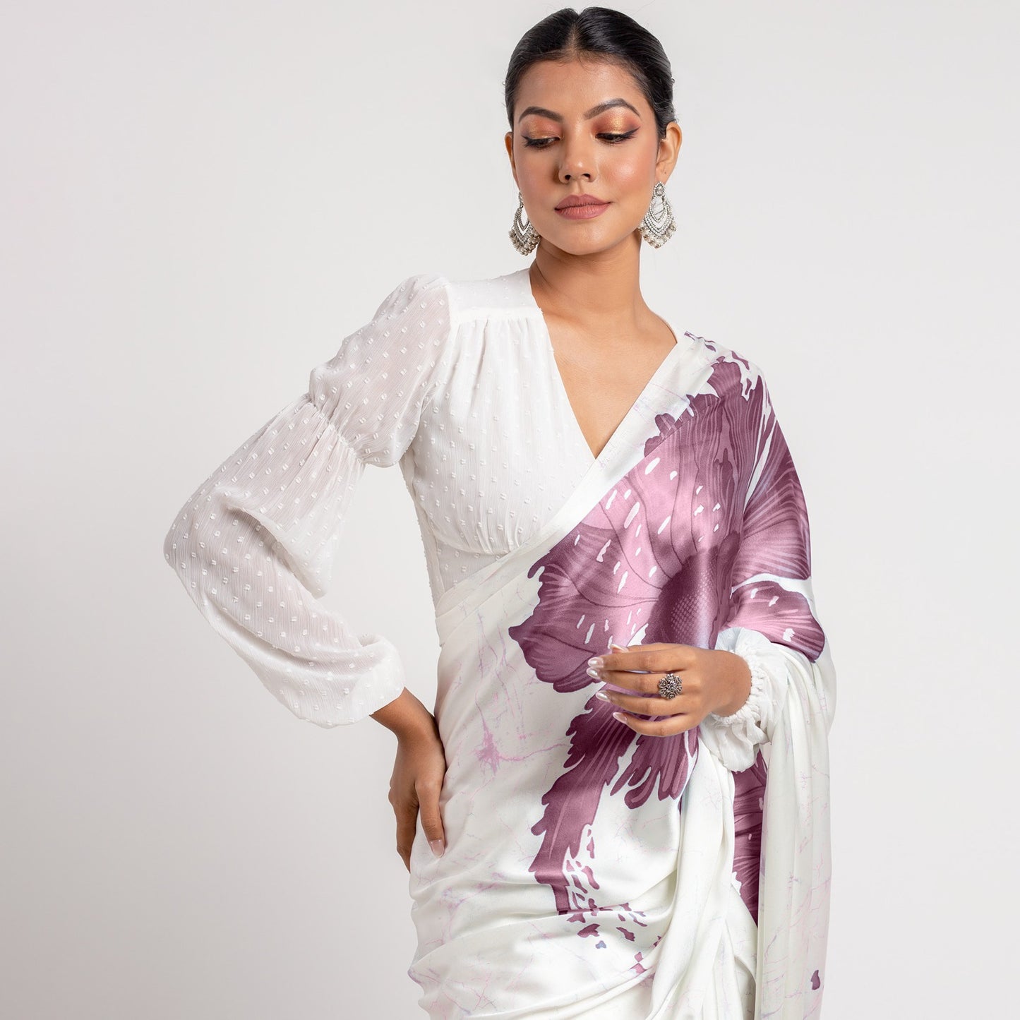 Gajji Modal silk- wine