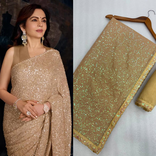Celebrity inspired Party wear light  sparkling