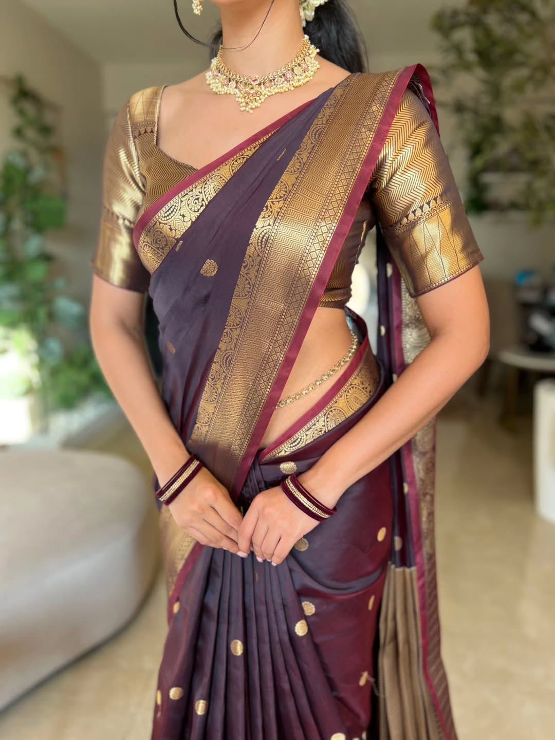 Banarasi Semi Katan silk