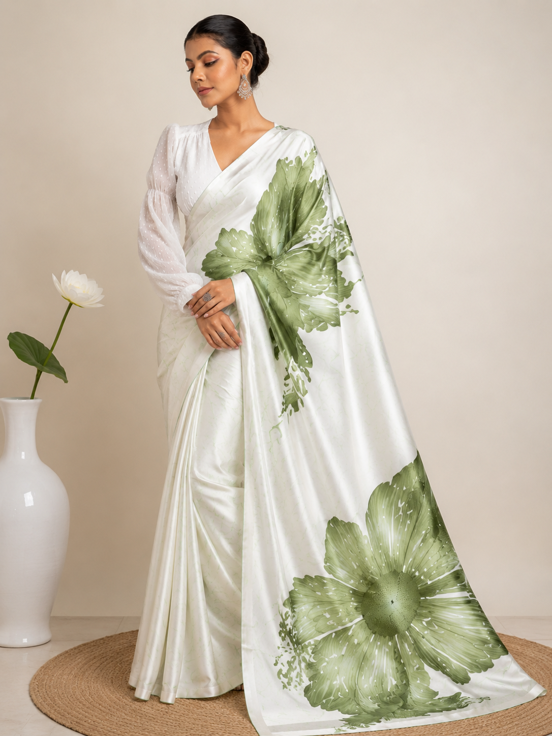 Gajji Modal silk- green