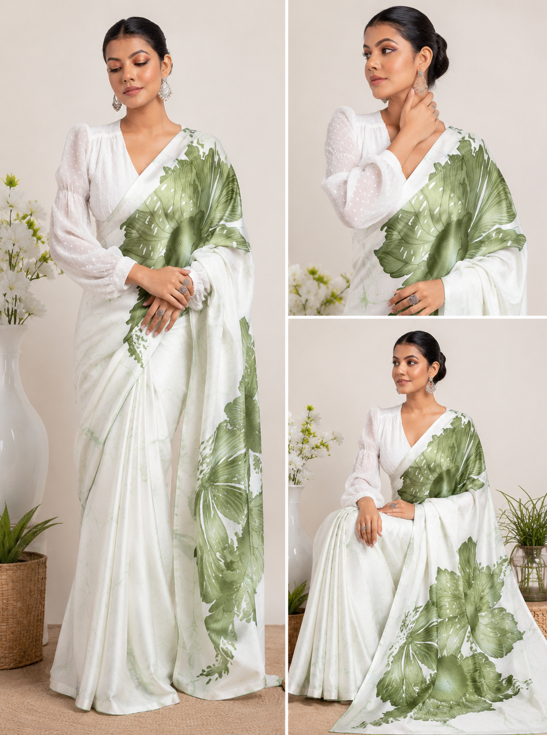 Gajji Modal silk- green