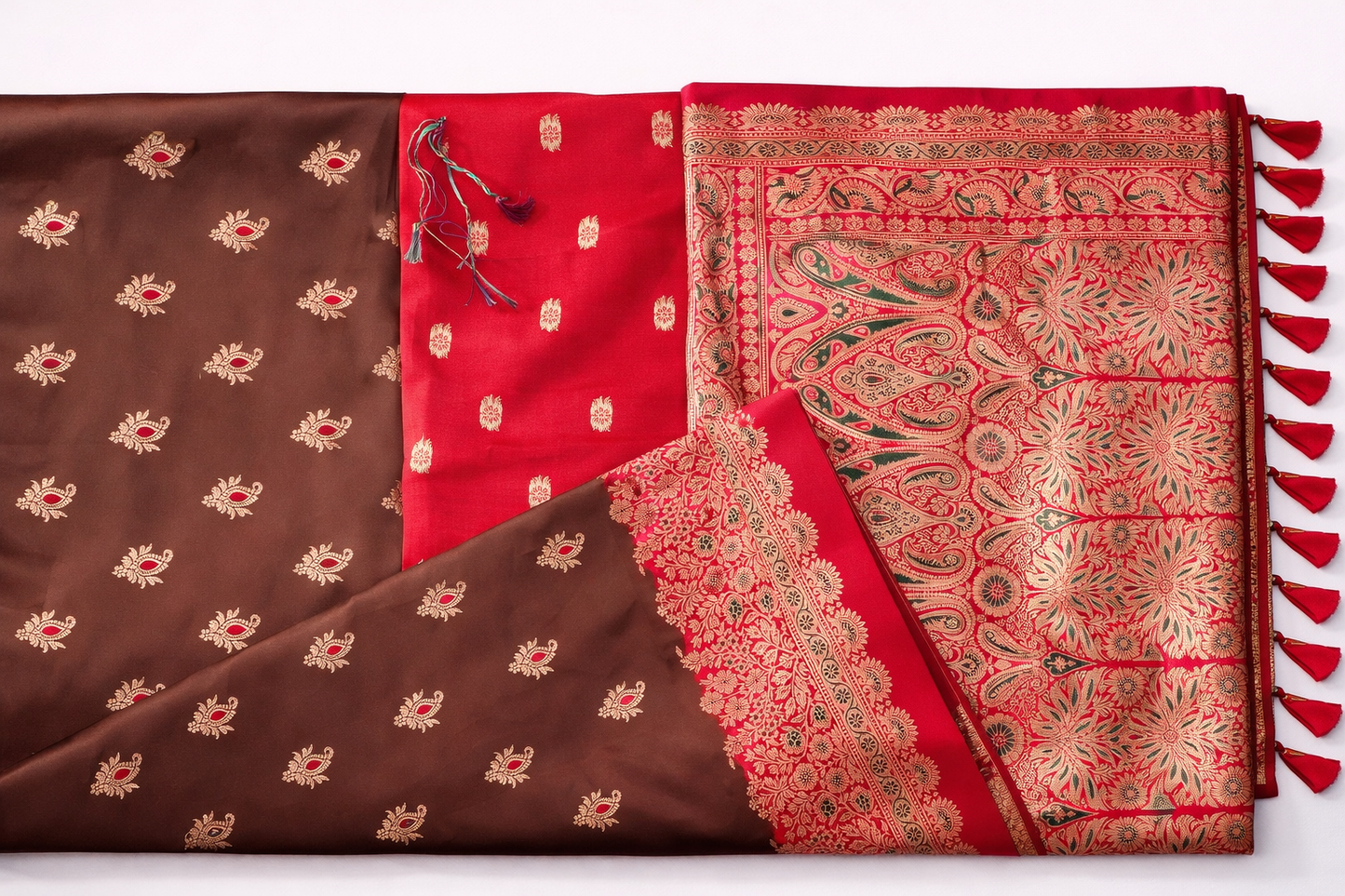 Banarasi Saree - shinning luxury rich boarder pink