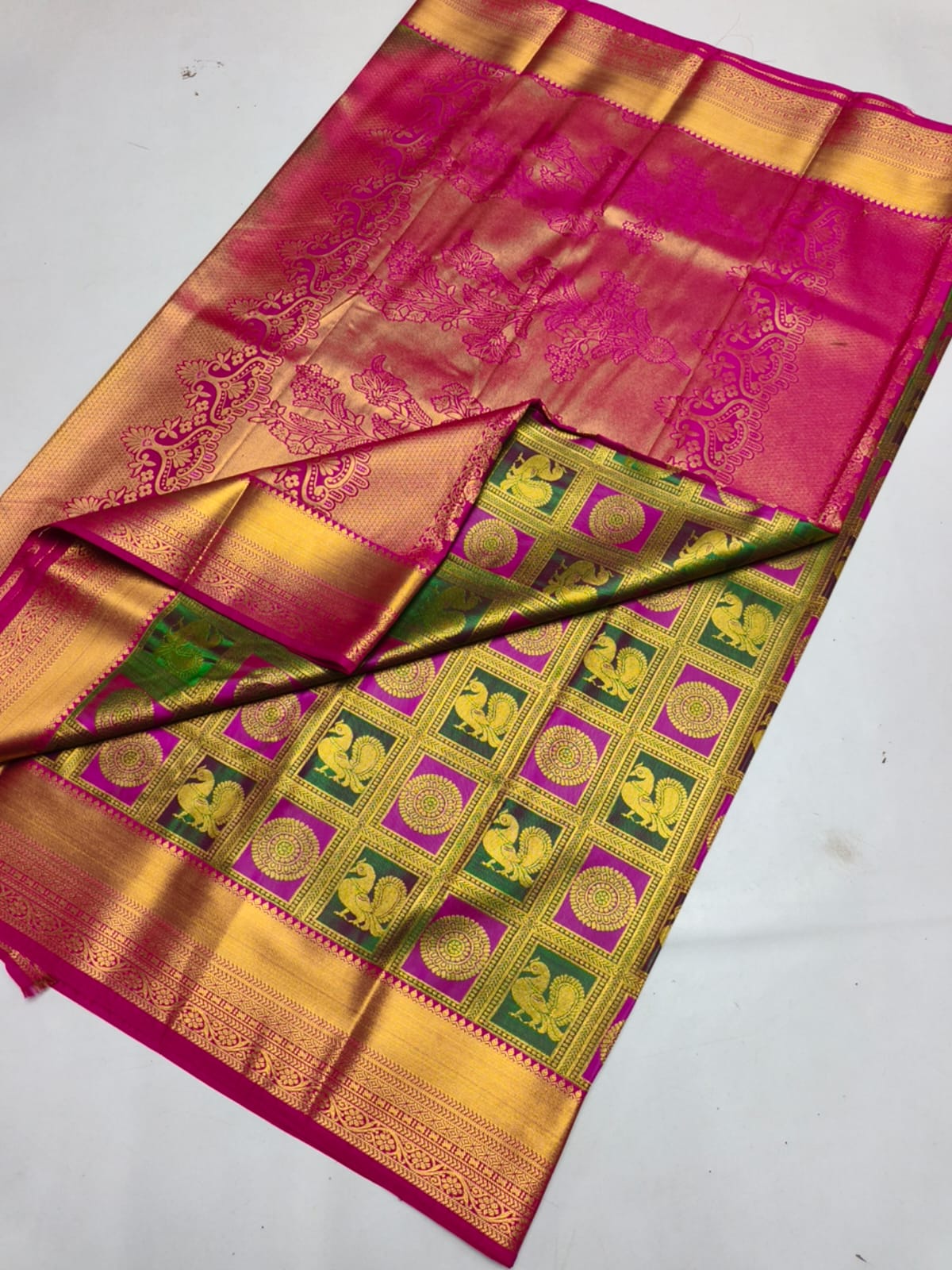 Kanchipuram silk multicolor