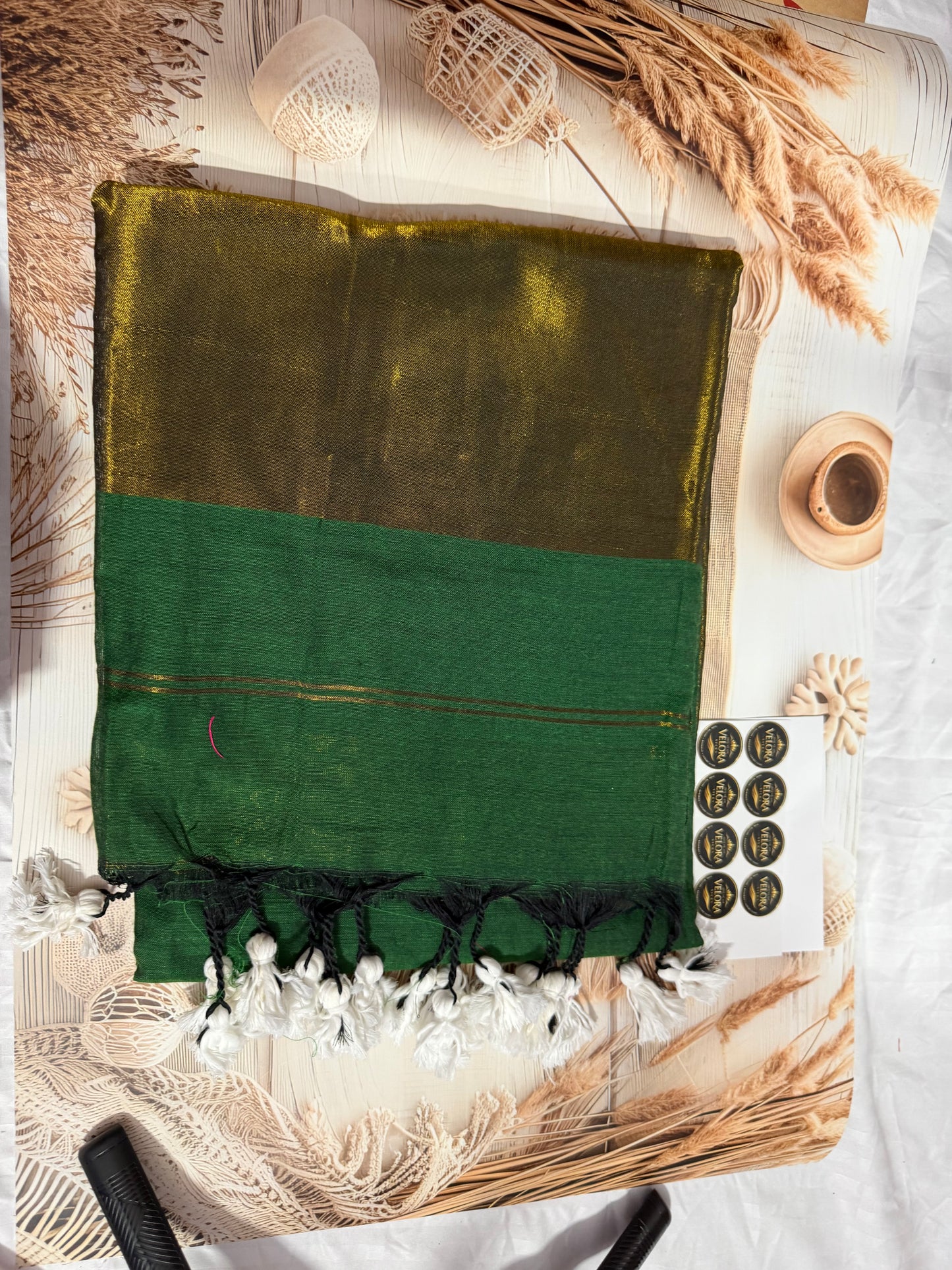Celebrity inspired Kadhi cotton saree