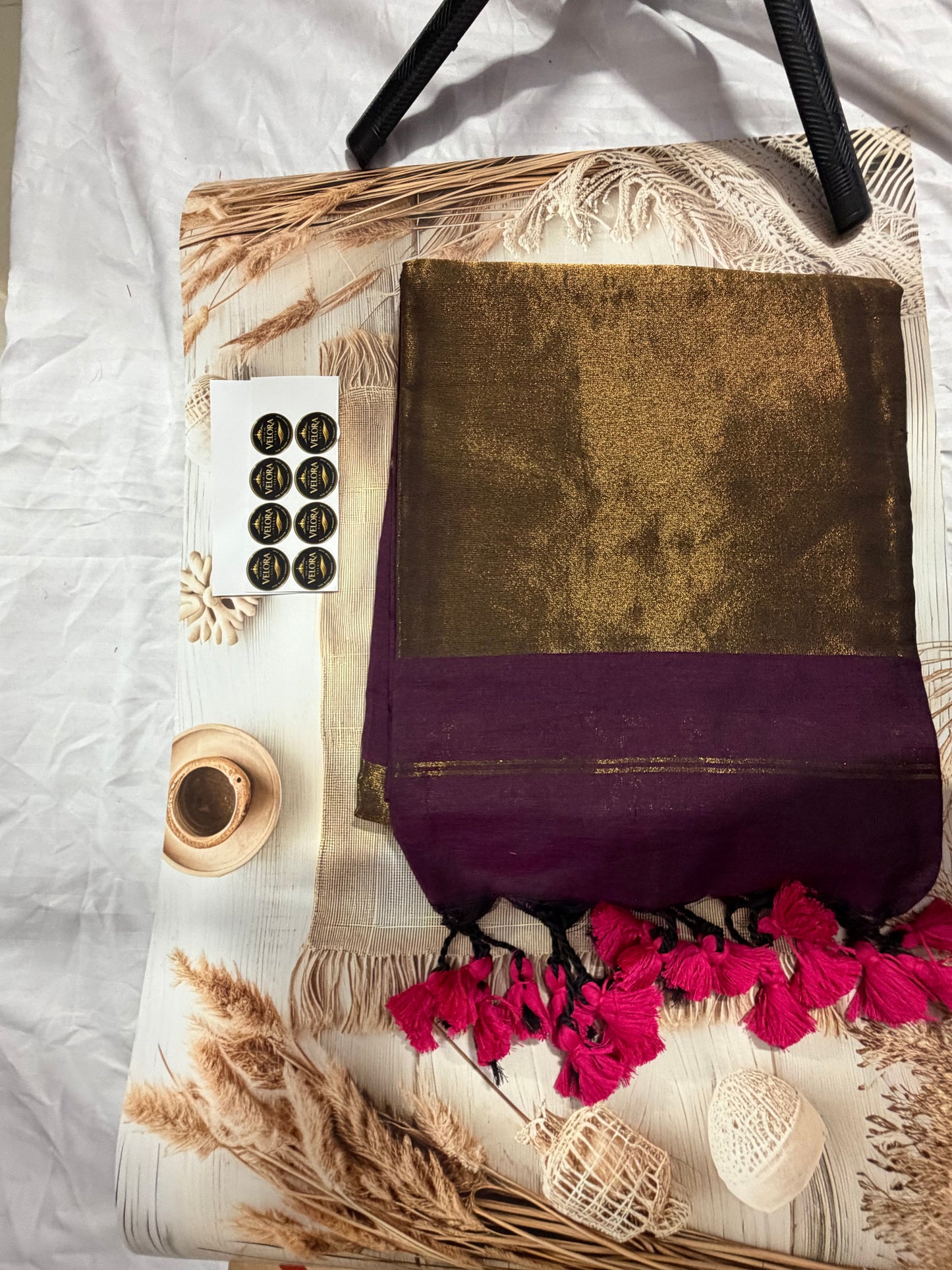 Celebrity inspired Kadhi cotton saree