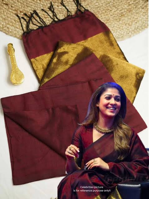 Celebrity inspired Kadhi cotton saree