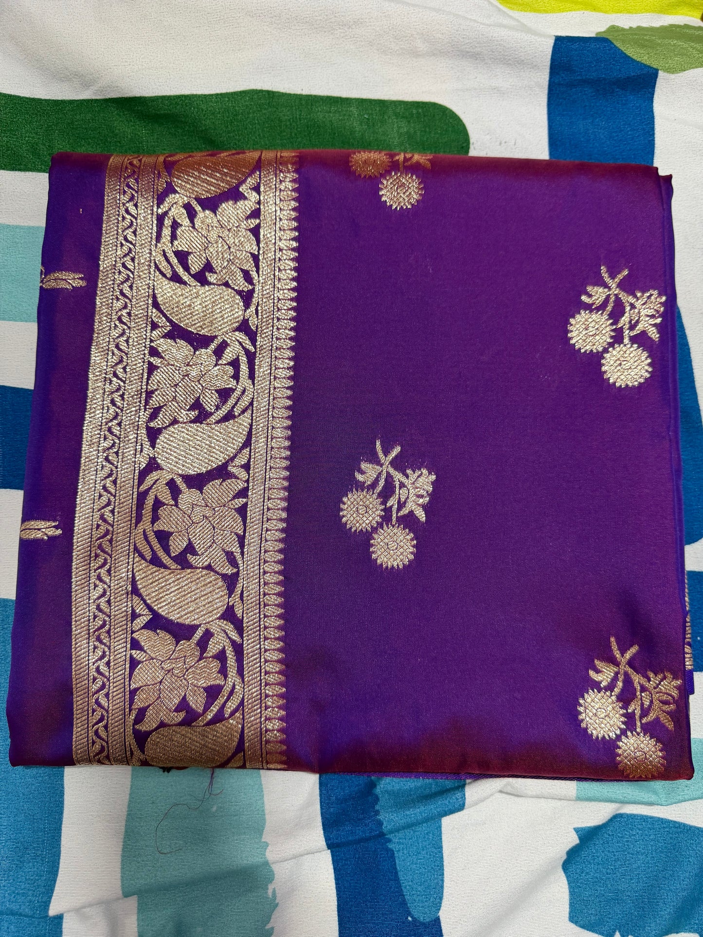 “Peshwai silk sarees are inspired by Maharashtra’s royal Peshwa tradition ❤️”- shinny purple