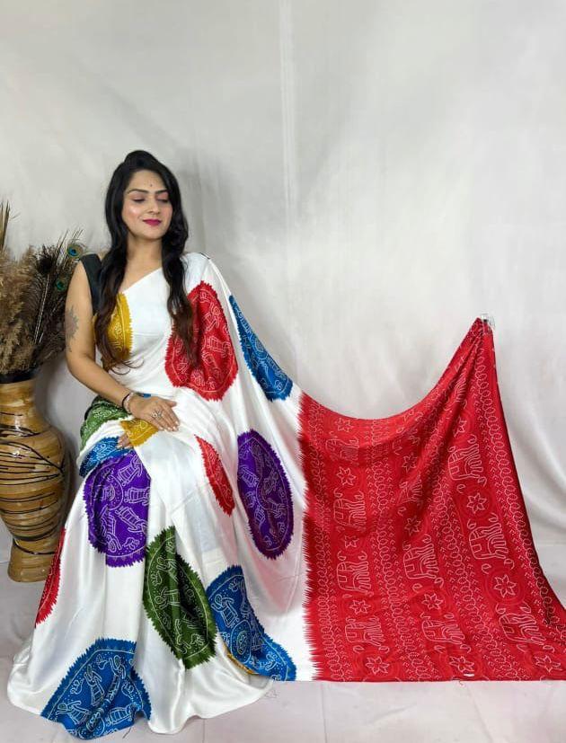 Gajji Modal silk- red super soft