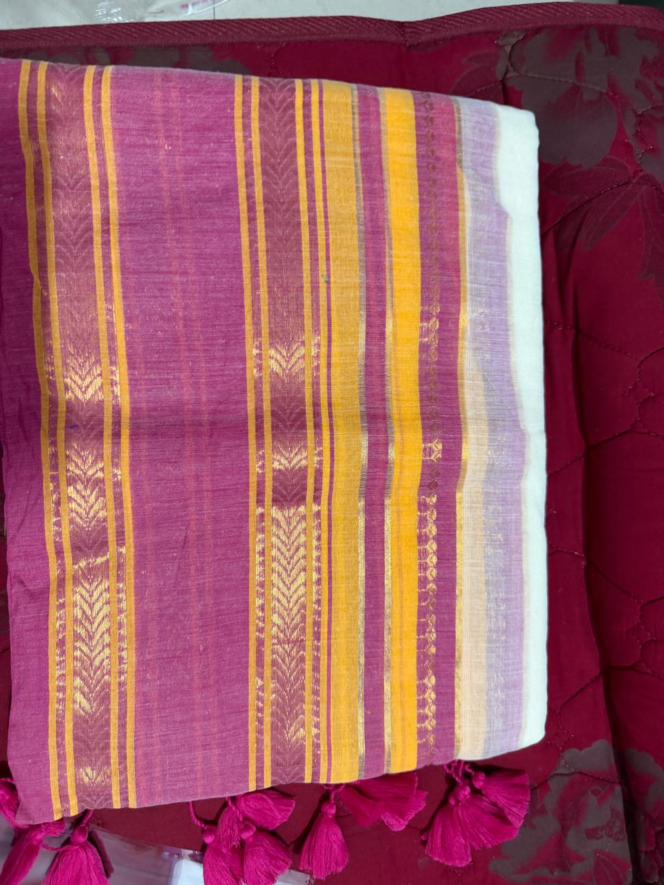 Onam special saree Mulcotton ~8
