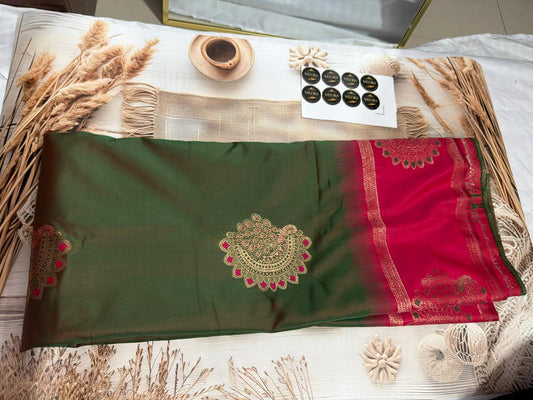 Viscose soft Silk Saree for Women