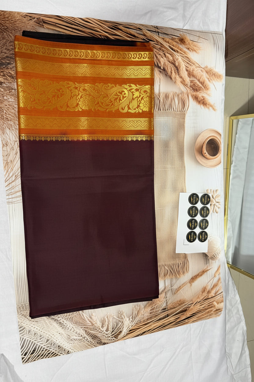 Mysore Crepe silk Saree with Bentex Border