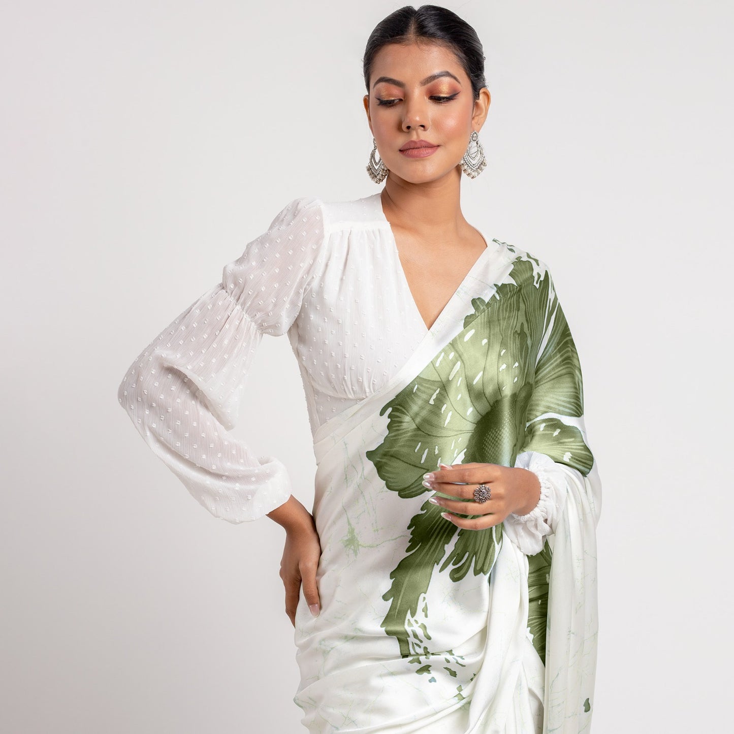 Gajji Modal silk- green
