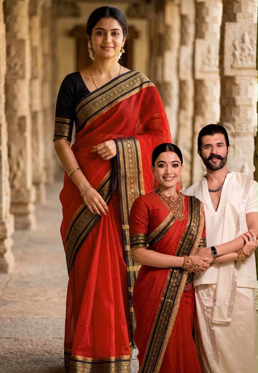 Mysore crepe silk saree- Rashmika -1